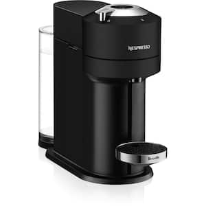 1 Cup Vertuo Next Deluxe Coffee and Espresso Machine with Aerrocino in Matte Black Chrome