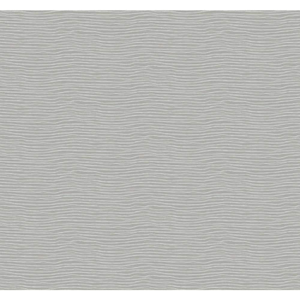 Wavy Textured Lines Silk Dark Grey Paper Non-Pasted Strippable Wallpaper Roll (Cover 60.75 sq. mt.) price history on PriceWatchPro