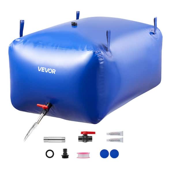 Water Storage Bladder 105.7 Gal. Large Capacity Water Bag, Portable and Collapsible Soft Waters Container, Leakproof