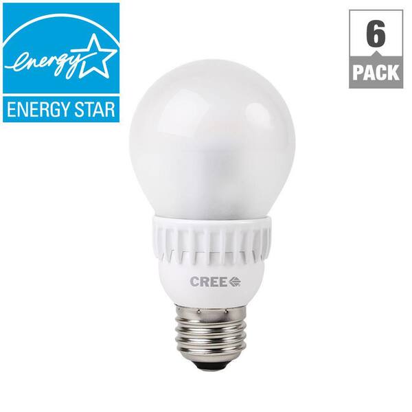 Cree TW Series 60W Equivalent Soft White A19 Dimmable LED Light Bulb (6-Pack)