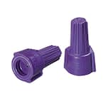 Twister Al/Cu Wire Connectors, Purple (10-Pack)