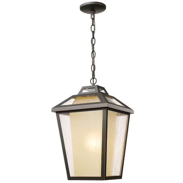 Filament Design Arnett 1-Light Oil-Rubbed Bronze Outdoor Hanging Lantern