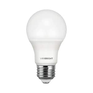 Viribright 60-Watt Equivalent 9-Watt A19 E26 Medium Base Non-Dim LED Light Bulb 6500K (12-Pack)