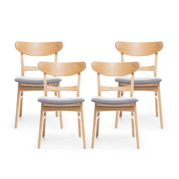 Noble House Idalia 30 80 X 20 60 19, Oak Upholstered Dining Chairs