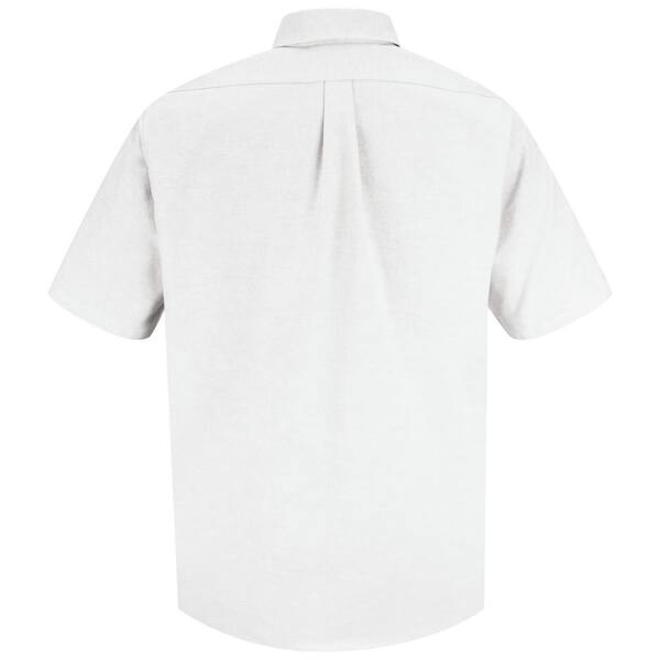 Red Kap Men's Short Sleeve Poplin Dress Shirt | Size: L | Black