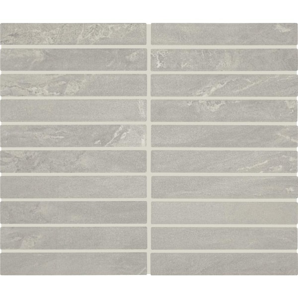 Daltile Bryne Mist 12 in. x 10 in. Glazed Ceramic Straight Joint Mosaic ...