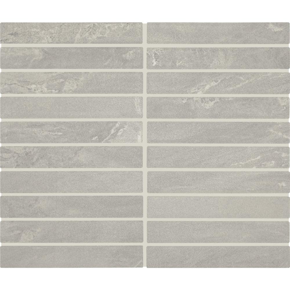 Daltile Bryne Mist 12 in. x 10 in. Glazed Ceramic Straight Joint Mosaic ...