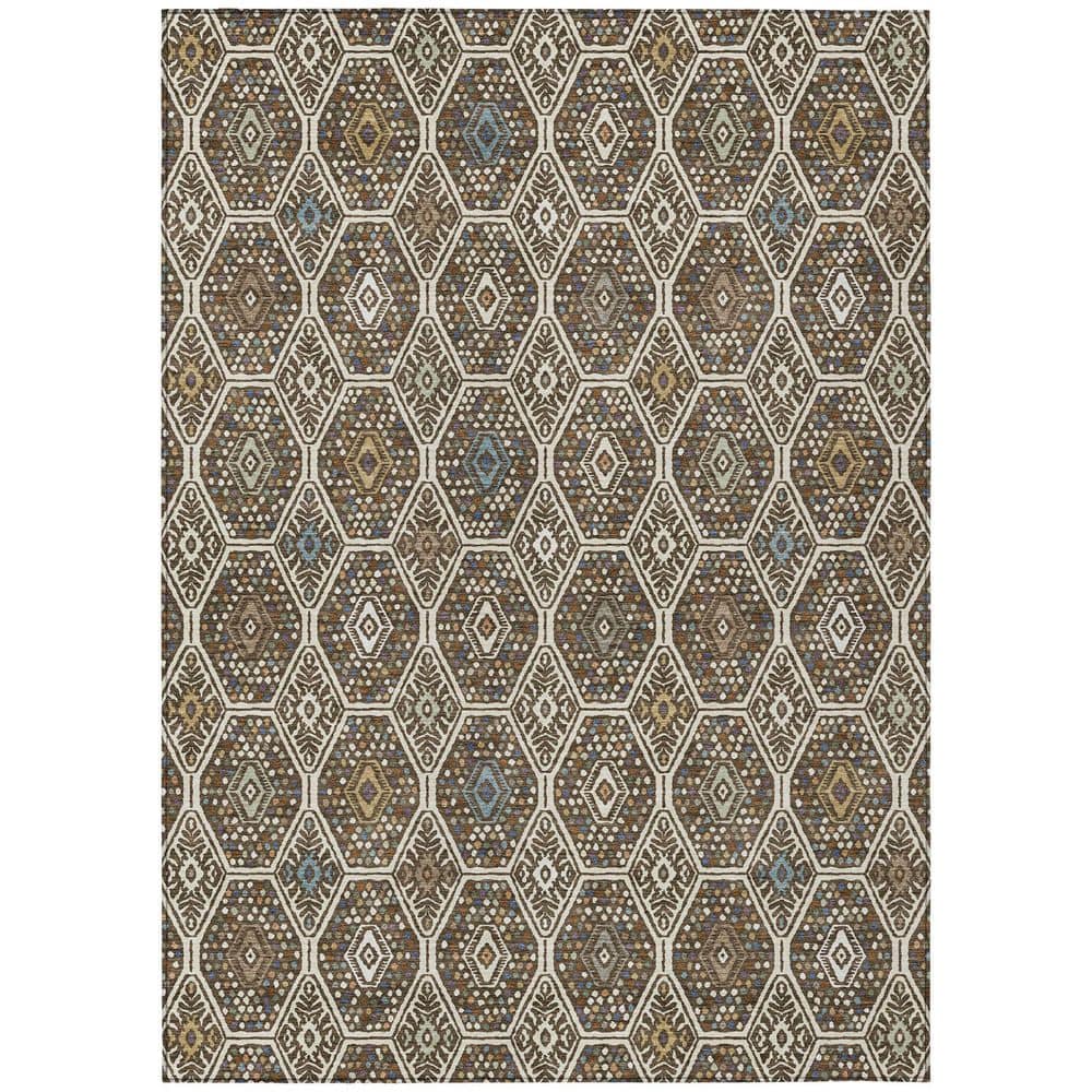 Chantille Machine Washable Indoor/Outdoor Abstract ACN2471 Beige 3 ft. x 4 ft. Area Rug price history on PriceWatchPro