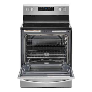 30 in. 5.3 cu. ft. Electric Range with 5 Burner Elements and Frozen Bake Technology in Stainless Steel