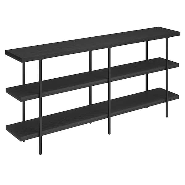 Meyer&Cross Harper 64 in. Black Grain Rectangle Console Table AT1341 ...