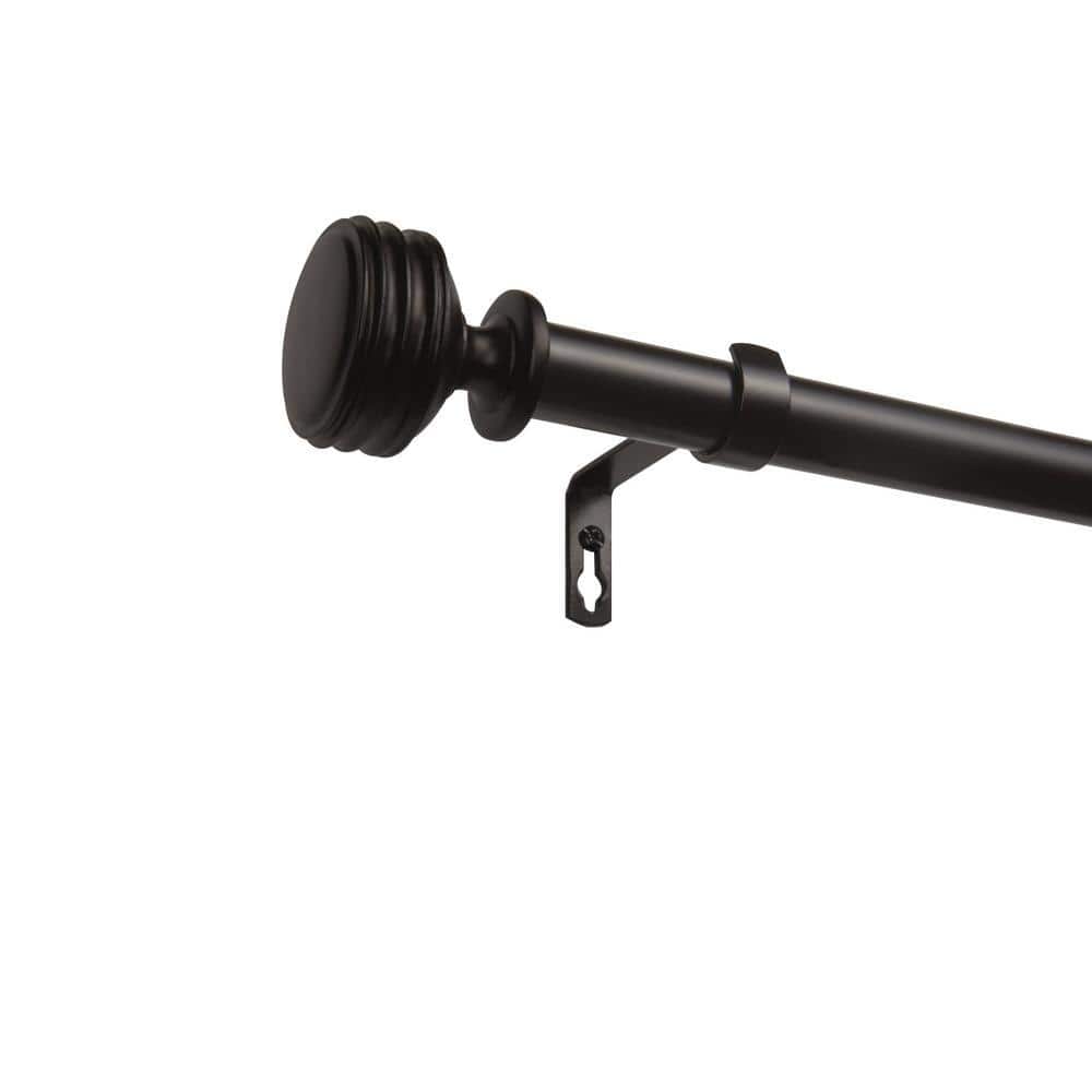 EXCLUSIVE HOME 36 in. to 72 in. Duke Adjustable Length 1 in. Dia ...
