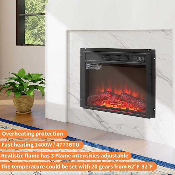 ToolCat 18 in. W x 17.13 in. H 400 sq. ft. Electric Fireplace