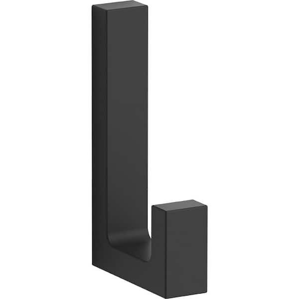 KOHLER Draft Wall-Mounted Robe Hook in Matte Black