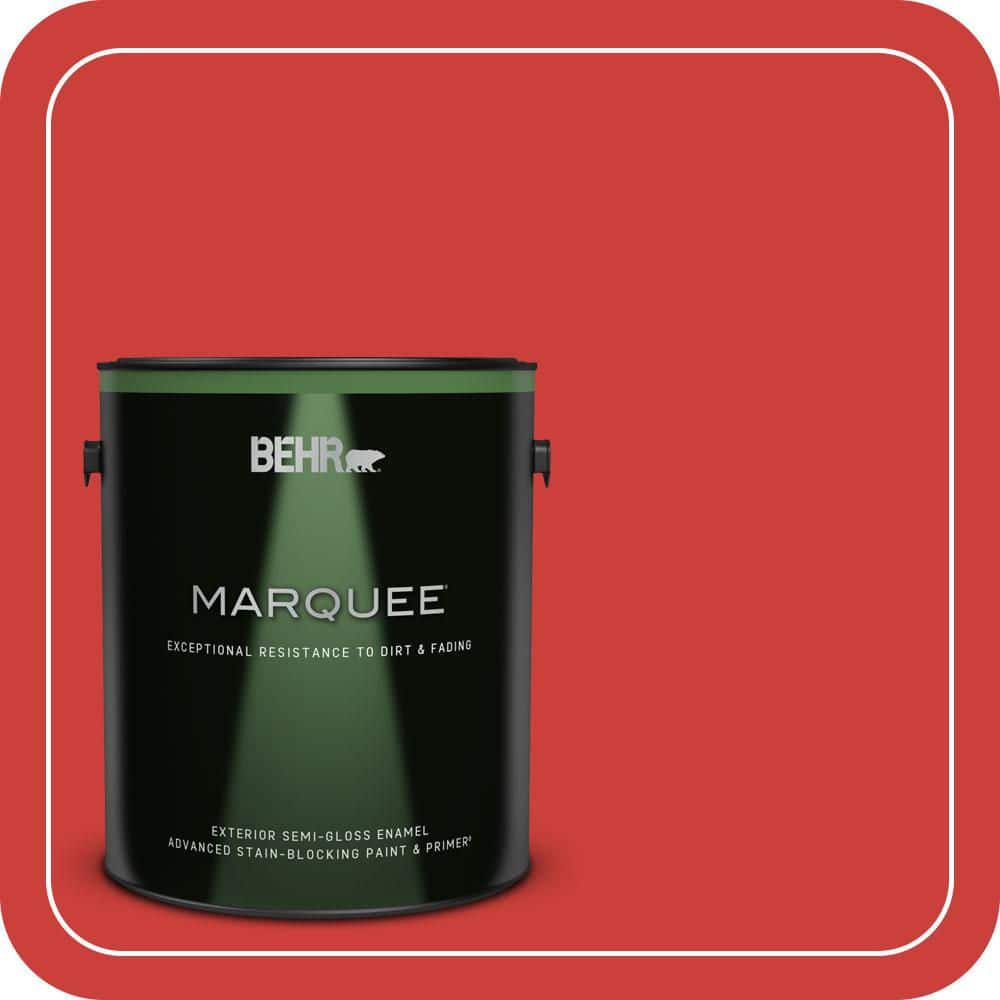 1 gal. #S-G-180 Grenadine Semi-Gloss Enamel Exterior Paint & Primer price history on PriceWatchPro