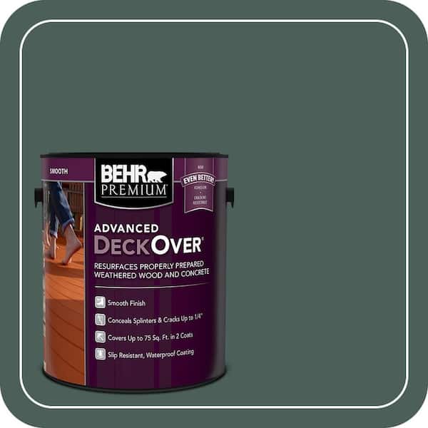 1 gal. #SC-114 Mountain Spruce Smooth Solid Color Exterior Wood and Concrete Coating