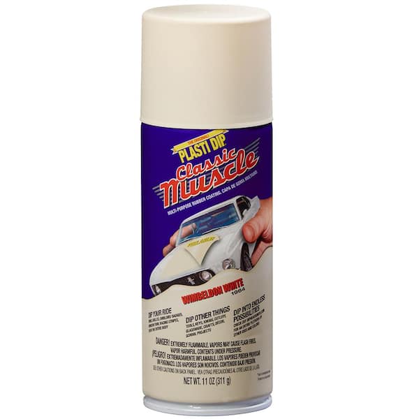 Plasti Dip 11 oz. White Classic Muscle Wimbledon Spray Paint (6 Pack)