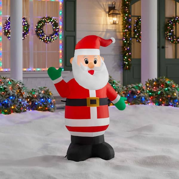 3.5 ft LED Santa Airblown Inflatable