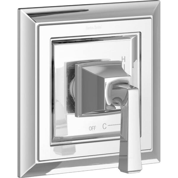 Town Square S 1-Handle Valve Trim Kit for Flash Rough-in Valves in Polished Chrome (Valve Not Included)