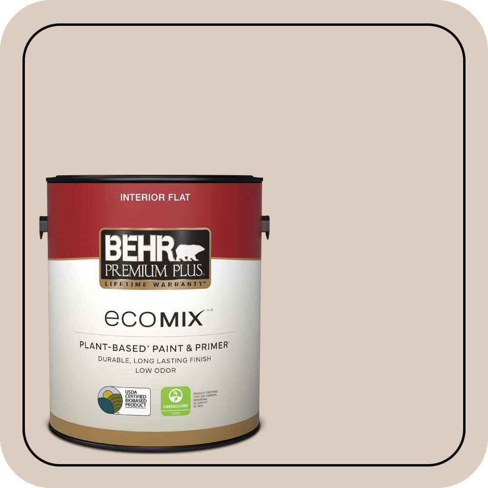 1 gal. #N190-2 Stonewashed Brown Flat EcoMix Plant-Based Interior Paint & Primer price history on PriceWatchPro