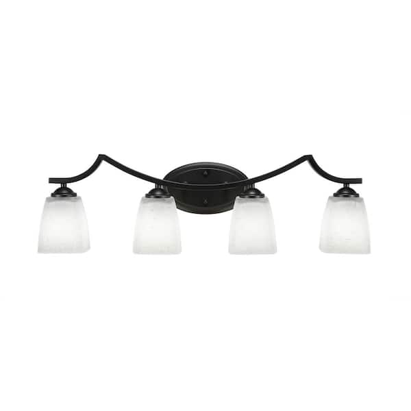 Unbranded Cleveland 8.5 in. 1-Light Matte Black Vanity Light