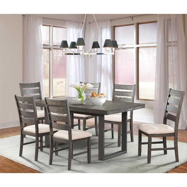 Picket House Furnishings Sullivan Dining 7-Piece Set-Table and 6 Side Chairs