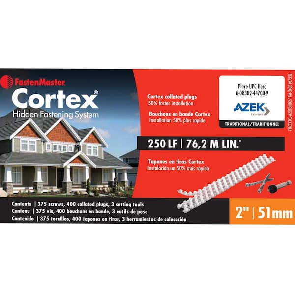 FastenMaster Collated Cortex Hidden Fastening System for AZEK Trim