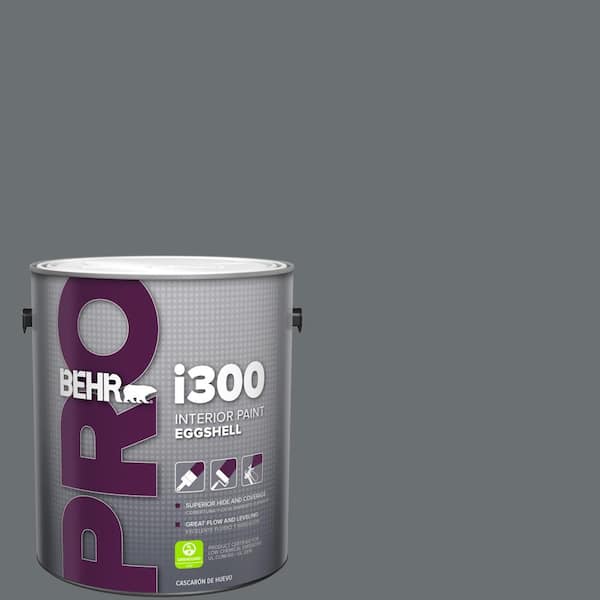 BEHR PRO 1 gal. #QE-61 Rich Pewter Eggshell Interior Paint