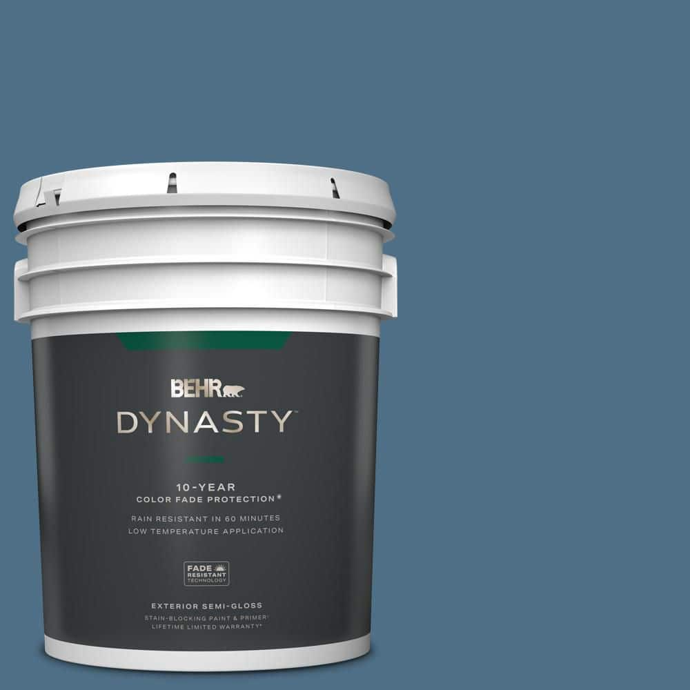 BEHR DYNASTY 5 Gal S500 6 Shipyard Semi Gloss Exterior Stain Blocking   Shipyard Behr Dynasty Paint Colors 565305 64 1000 