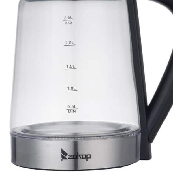 Winado 7.5-Cup Glass and Stainless Steel Electric Kettle 408792541693 - The  Home Depot