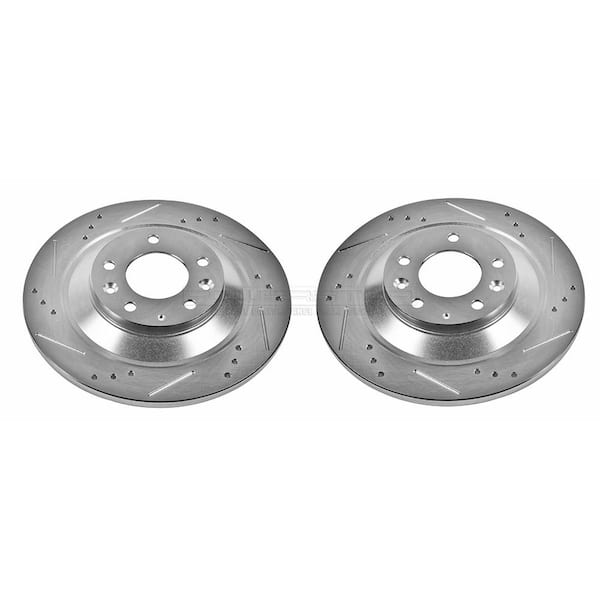 Power Stop Disc Brake Rotor Set 2006-2007 Mazda 6 2.3l