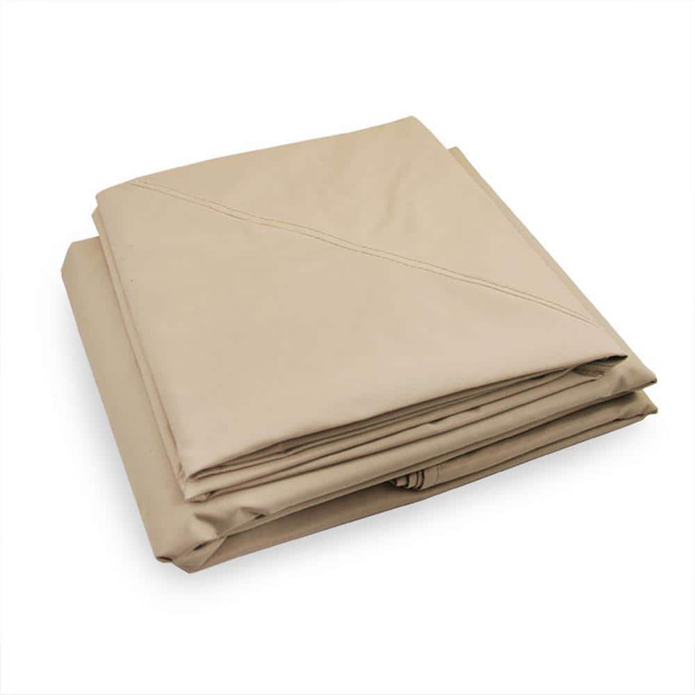 Beige Whisper Polyester Replacement Canopy for Grill Gazebo