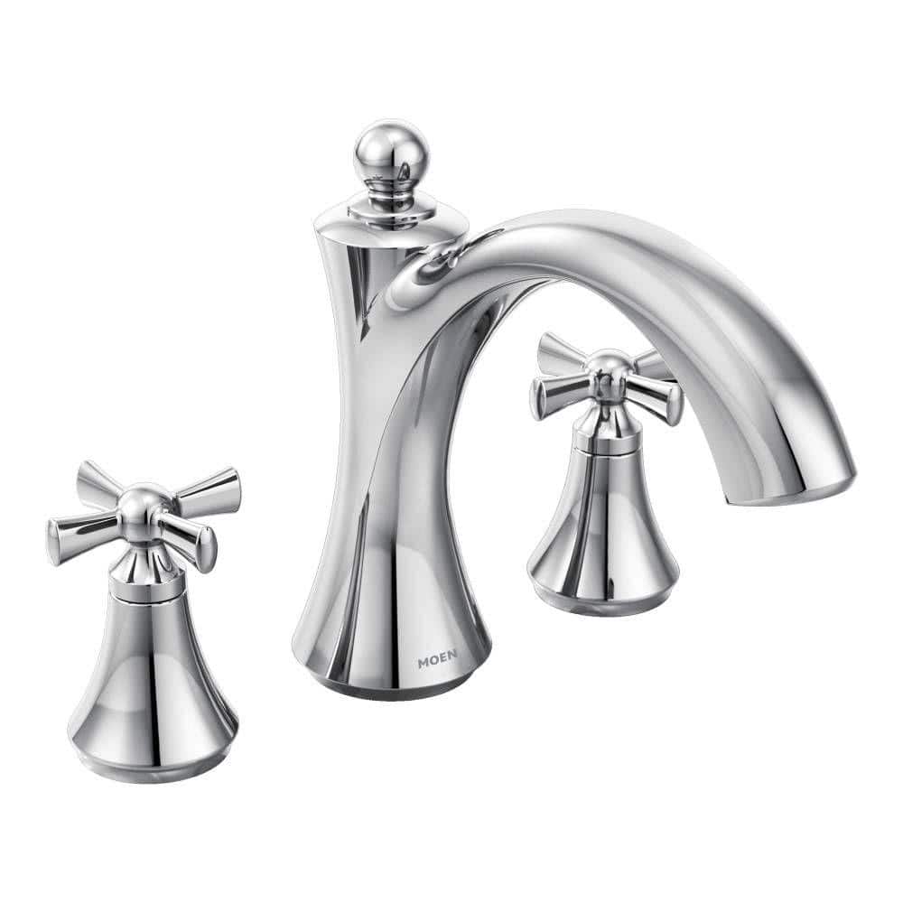 MOEN Wynford 2Handle DeckMount HighArc Roman Tub Faucet Trim Kit