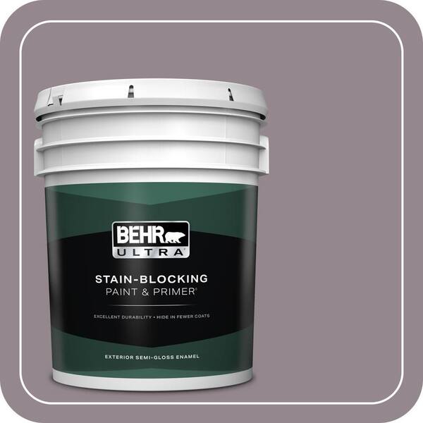 BEHR ULTRA 5 gal. #MQ1-32 Cinema Screen Semi-Gloss Enamel Exterior Paint & Primer
