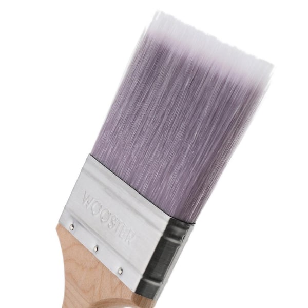 WOOSTER BRUSH 4180-3 1/2 912-0041800034 3-1/2 ANG Wall Brush, Brown,Purple