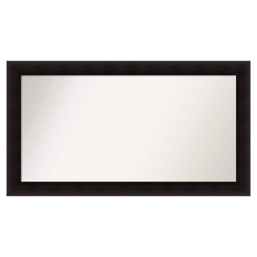 Portico Espresso 51.75 in. x 28.75 in. Custom Non-Beveled Wood Framed Batthroom Vanity Wall Mirror price history on PriceWatchPro