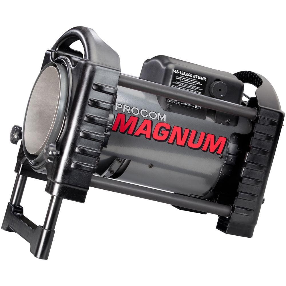 ProCom Magnum Forced Air Propane Heater - 125,000 BTU, Liquid Propane Gas, Portable with Patented Power Burner Technology