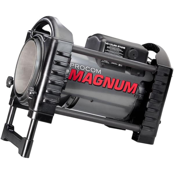 ProCom Magnum Forced Air Propane Heater - 125,000 BTU, Liquid Propane Gas, Portable with Patented Power Burner Technology