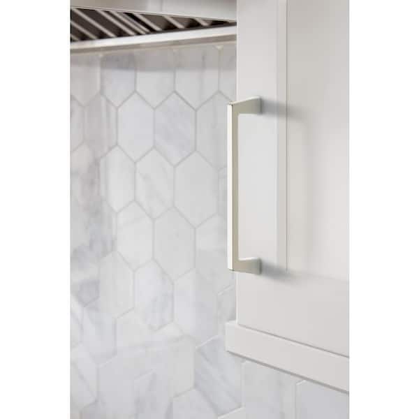 Blackrock 6-5/16 in. (160mm) Modern Satin Nickel Arch Cabinet Pull