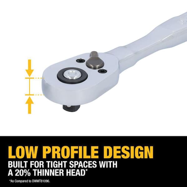 DEWALT 1/4 in. and 3/8 in. Drive SAE and Metric Mechanics Tool Set