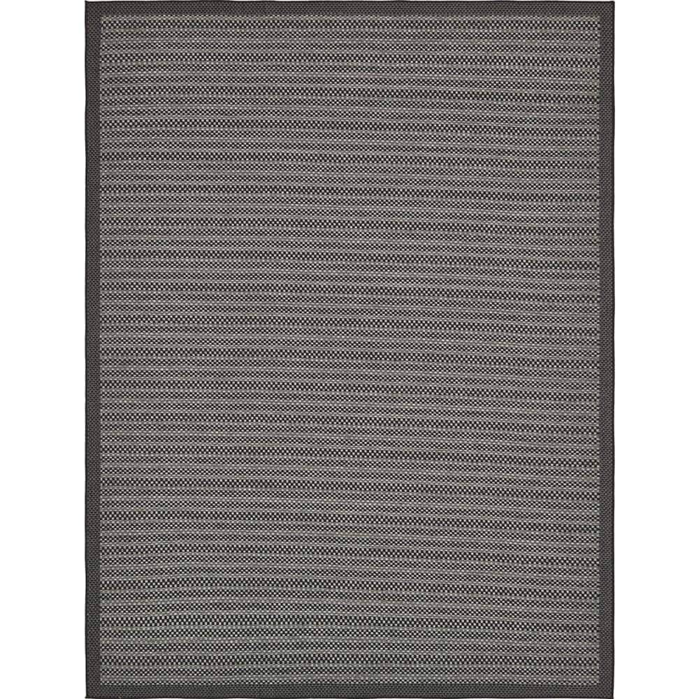 Outdoor Checkered Gray 9' 0 x 12' 0 Area Rug price history on PriceWatchPro