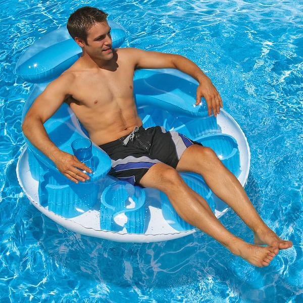 Blue Water Pop Circular Swimming Pool Float