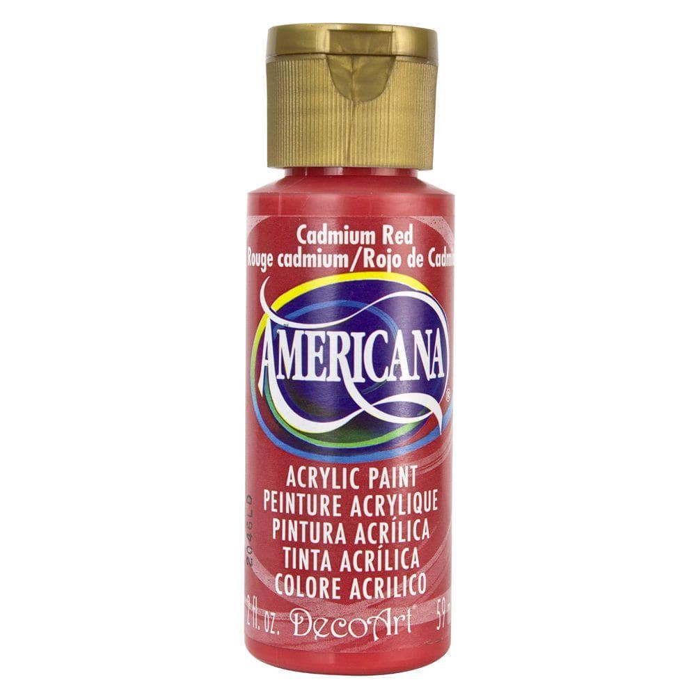 DecoArt Americana 2 oz. Cadmium Red Acrylic Paint DAO153 The Home Depot
