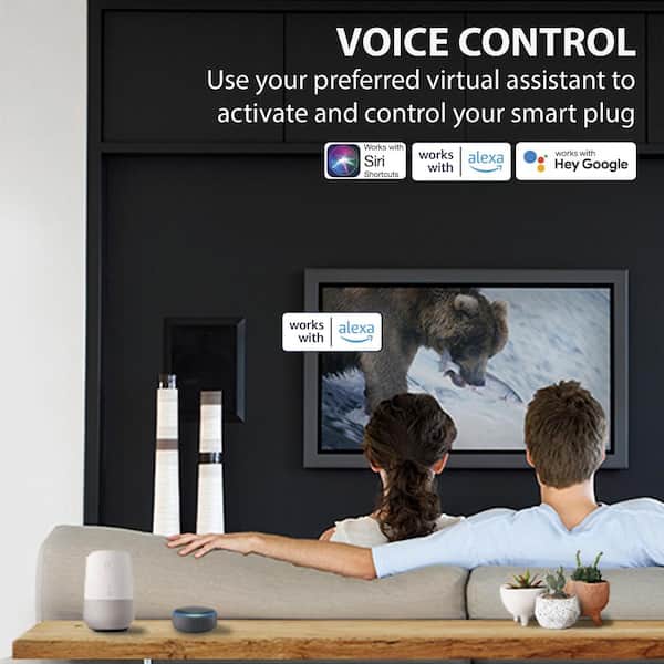 4/6 Pack WiFi Smart Plug Socket Outlet APP Control Works with Alexa &  Google
