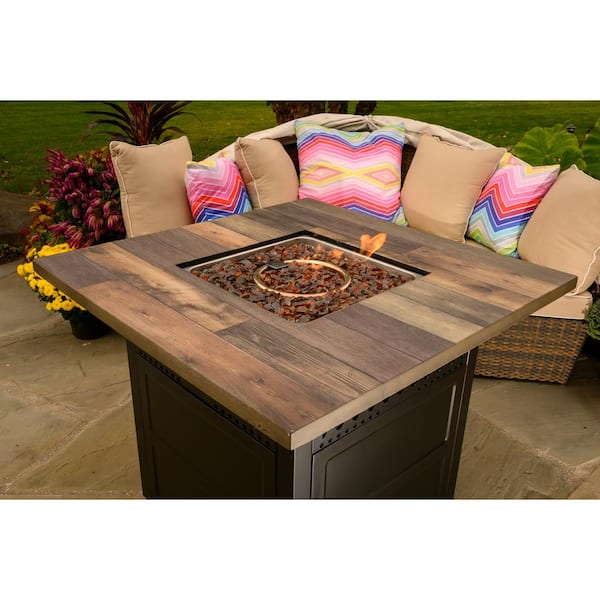 Endless Summer Dualheat 38 In W X 30, 30 Inch Outdoor Fire Pit Endless Summer Edition