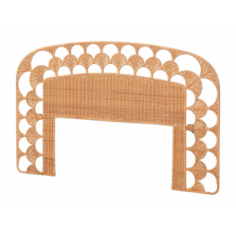 Felician Light Honey Rattan Queen Freestanding Headboard price history on PriceWatchPro