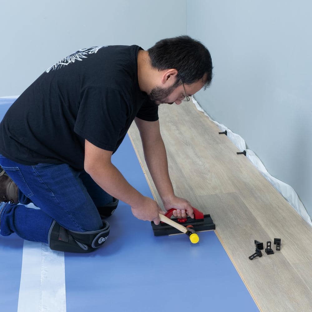 Soft Stride Blue Foam Underlayment Roll for Wood Subfloors