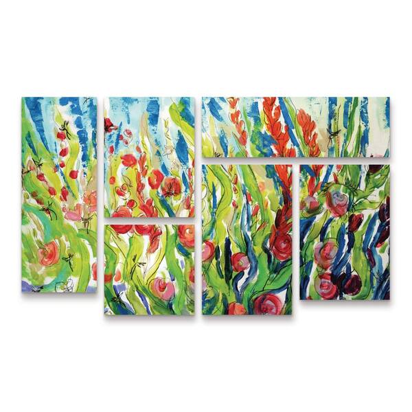 Dorothy Fagan My place in the sun 6-Piece Panel Set Unframed Photography Wall Art 28 in. x 47 in.