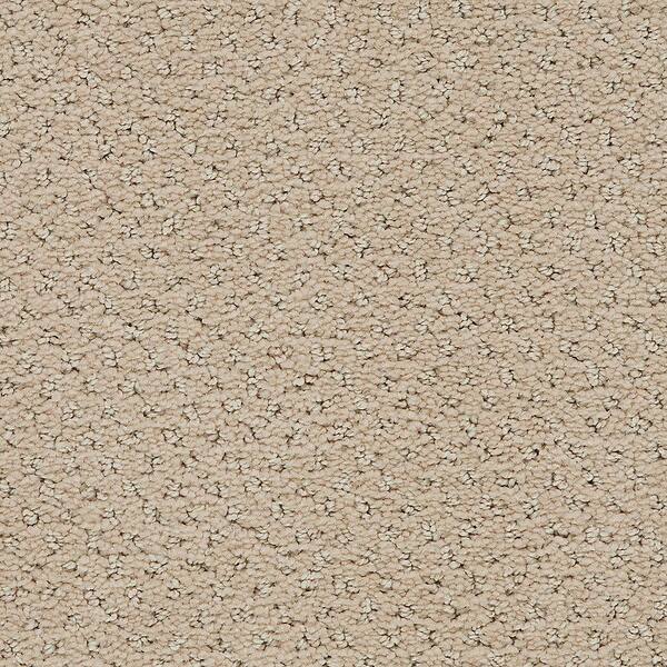Lifeproof with Petproof Technology 8 in. x 8 in. Pattern Carpet Sample - Pretty Penny -Color Sand Dollar