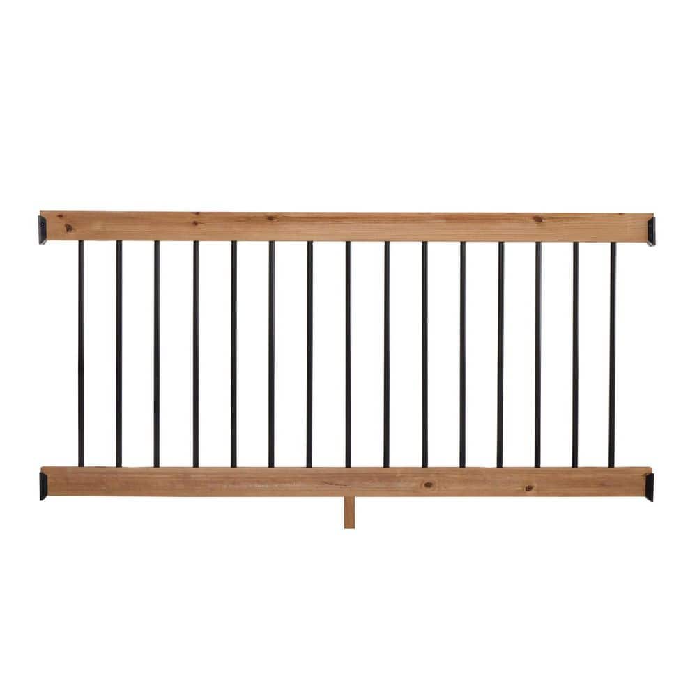 ProWood 36 in. H x 72 in. W Pressure-Treated Cedar-Tone Pine Wood Deck ...