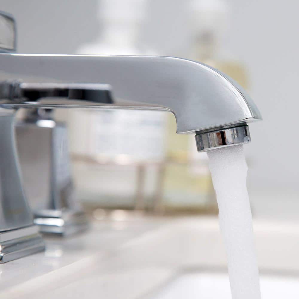 Rainier Square Chrome 8 in. Widespread Polished Bathroom Faucet